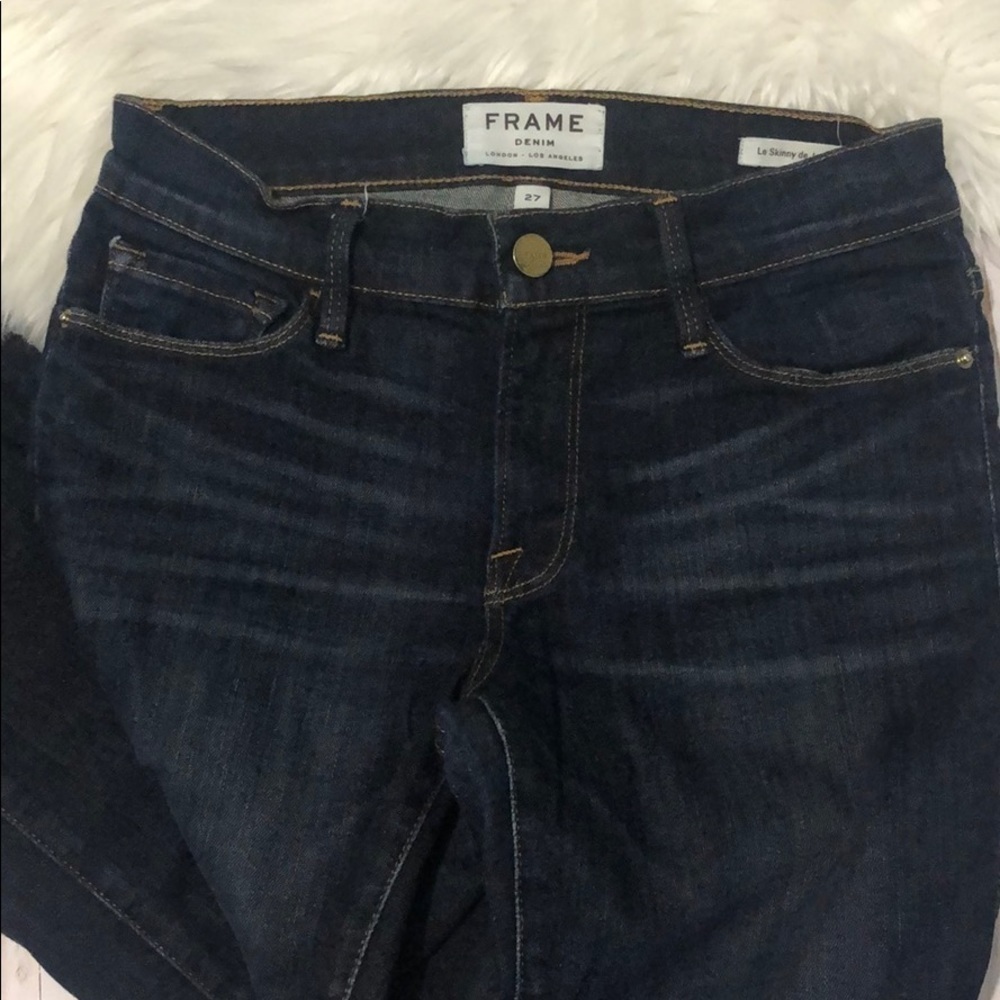 FRAME Le Skinny de Jeanne crop jeans size 27 - Picture 5 of 12